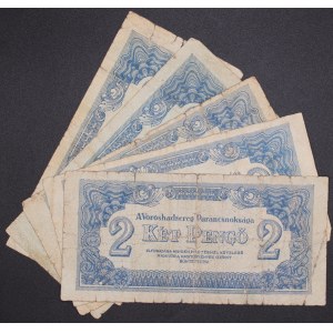 Hungary. 1944 2 Pengo 5 Pieces