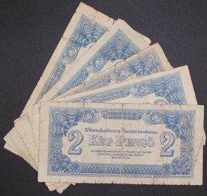 Hungary. 1944 2 Pengo 5 Pieces