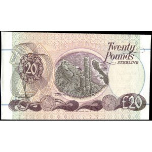 Ireland. 20 Pounds 1996 First Trust Bank Error / Proof Missing Prints