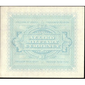Italy. 1943 2 Lire Allied Military Currency 2 of 2 Consecutive