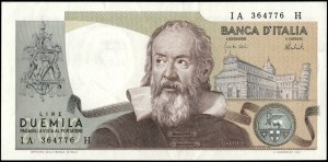 Italy. 1973 2000 Lire Prefix IA H