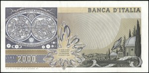 Italy. 1973 2000 Lire Prefix IA H