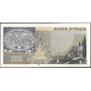 Italy. 1976 2000 Lire Prefix JA K