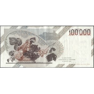 Italy. 1983 100000 Lire Prefix YF F
