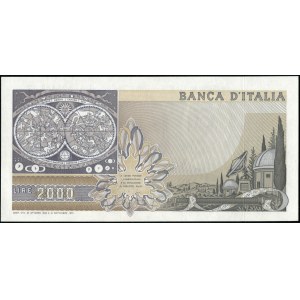 Italy. 1983 2000 Lire Prefix JA V