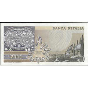 Italy. 1983 2000 Lire Prefix JA V