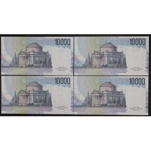 Italy. 1984 10000 Lire 4 Consecutive Pieces