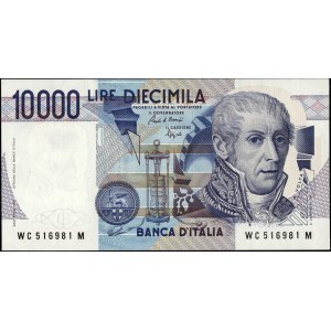 Italy. 1984 10000 Lire Prefix WC M