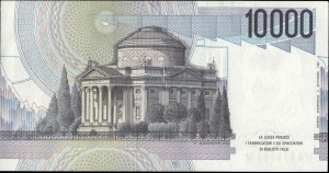 Italy. 1984 10000 Lire Prefix WC M