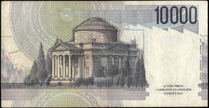 Italy. 1984 10000 Lire Replacement Prefix XF A