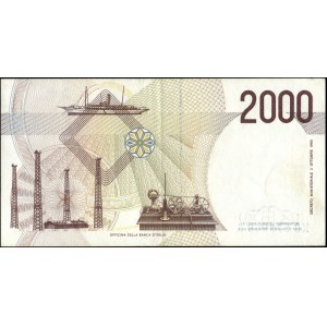 Italy. 1990 2000 Lire Replacement Prefix XB A