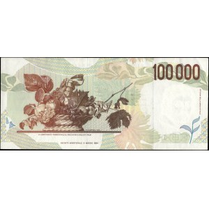 Italy. 1994 100000 Lire Prefix DC T