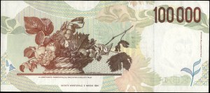Italy. 1994 100000 Lire Prefix DC T