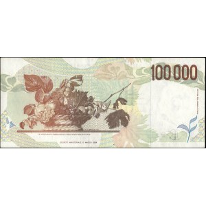 Italy. 1994 100000 Lire Prefix DE E