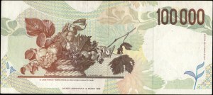 Italy. 1994 100000 Lire Prefix EA D