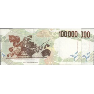 Italy. 1994 100000 Lire Prefix KE A Consecutive Pair