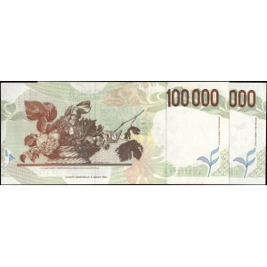 Italy. 1994 100000 Lire Prefix KE A Consecutive Pair