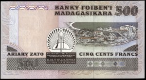 Madagascar. 1993 500 Francs