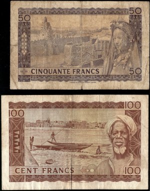 Mali. 1960 50 and 100 Francs