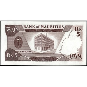Mauritius. 1985 5 Rupees