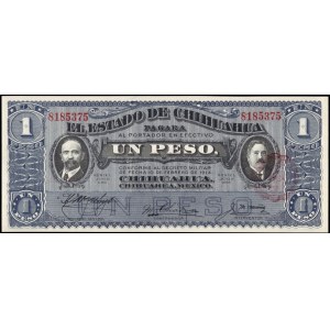 Mexico. 1914 Chihuahua 1 Peso