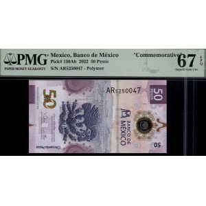 Mexico. 2022 50 Pesos