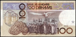 Morocco. 100 Dirhams 1987