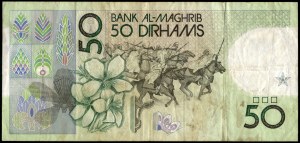 Morocco. 50 Dirhams 1987