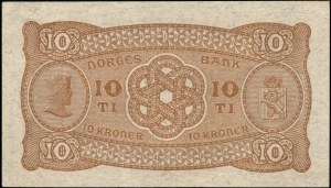 Norway. 1943 10 Kroner