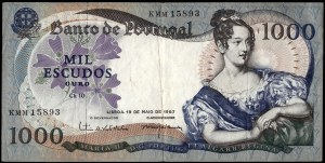 Portugal. 1967 1000 Escudos