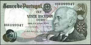 Portugal. 1978 20 Escudos