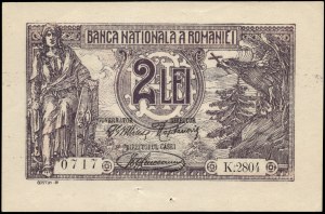 Romania. 1920 2 Lei