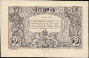 Romania. 1920 2 Lei