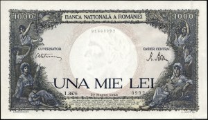 Romania. 1945 1000 Lei