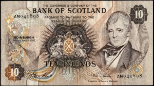 Scotland. 1983 10 Pounds Bank of Scotland