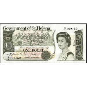 St Helena. 1981 1 Pound Small Type