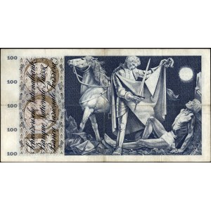 Switzerland. 1963 100 Franken Prefix 36Q