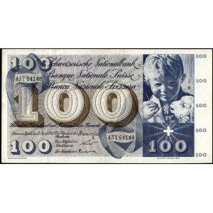Switzerland. 1964 100 Franken Prefix 43Y