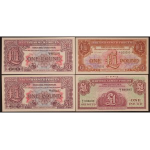 Great Britain. 1961-72 1 Pound Military Currency 4 Pieces