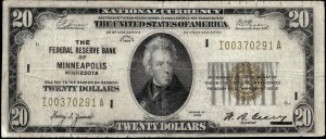 United States of America. 1929 20 Dollars