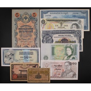 World. 1918-1978 Lot of 9 Pieces