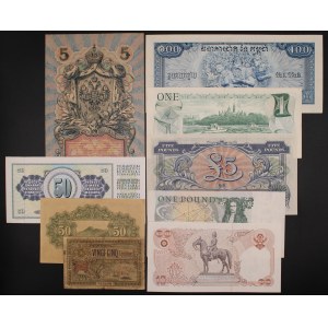 World. 1918-1978 Lot of 9 Pieces