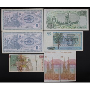World. 1985-92 Lot of 7 Pieces