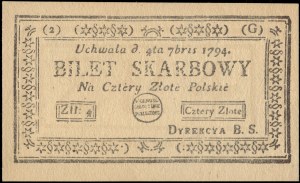 Poland. (1967) 1794 4 Zlote Reprodukcja PWPW