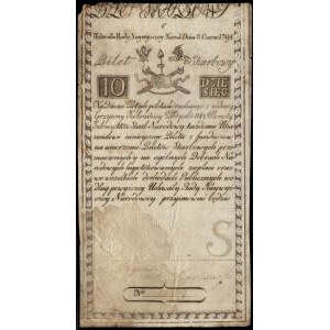 Poland. 1794 10 Zlotych Prefix C