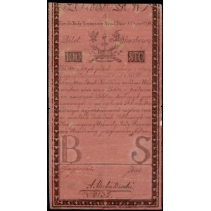 Poland. 1794 100 Zlotych Prefix A Zoonen