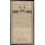 Poland. 1794 25 Zlotych Prefix B Pieter de Vries & Comp