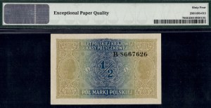 Poland. 1916 1/2 Marki General B