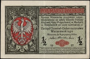 Poland. 1916 1/2 Marki General B