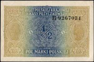 Poland. 1916 1/2 Marki General B